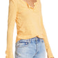 Free People Women's Hazy Day Shirt Orange Size X-Small