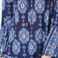 Style & Co Women's Printed Bell Sleeve Tunic Blue Size PP