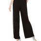 MSK Women's Sparkle Mesh Tuxedo Pants Black Size L