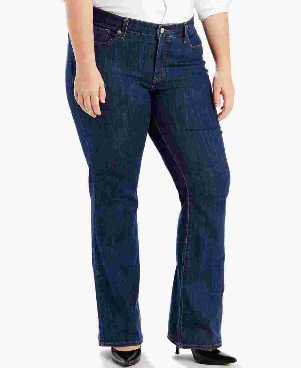 Levi's Women's Trendy Plus Classic Bootcut Jeans Blue Size 22W
