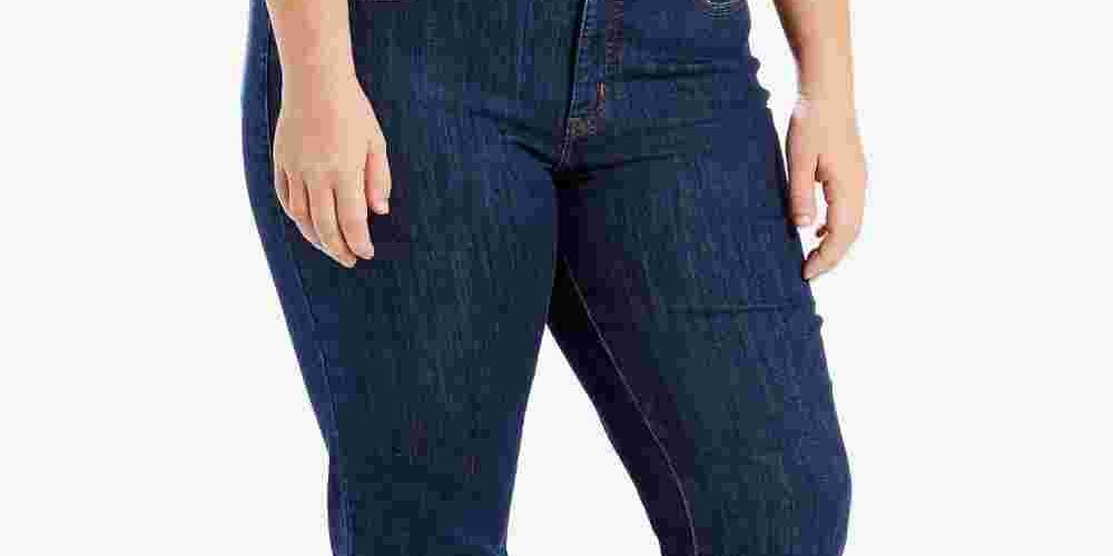 Levi's Women's Trendy Plus Classic Bootcut Jeans Blue Size 22W