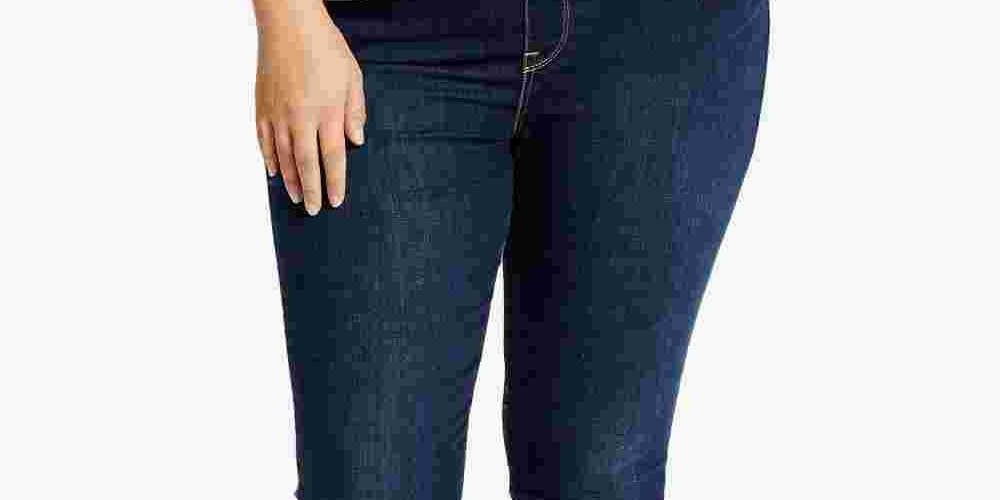 Levi's Women's Plus Size Dark Delight Wash Jeggings Dark Blue Size 24W