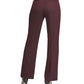 DKNY Women's Zippered Pocketed Straight Leg Pants Purple Size 14