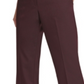 DKNY Women's Zippered Pocketed Straight Leg Pants Purple Size 14