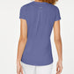 Calvin Klein Women's Performance Logo T-Shirt Purple Size X-Small