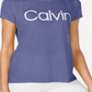 Calvin Klein Women's Performance Logo T-Shirt Purple Size X-Small