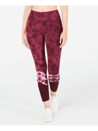 Ideology Women's Acid Wash Active Wear Skinny Leggings Purple Size Small