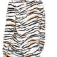 Alfani Women's V Neck Animal Print Top Black Size Small