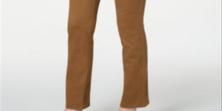 Charter Club Women's Lexington Straight Leg Jeans Brown Size 16S