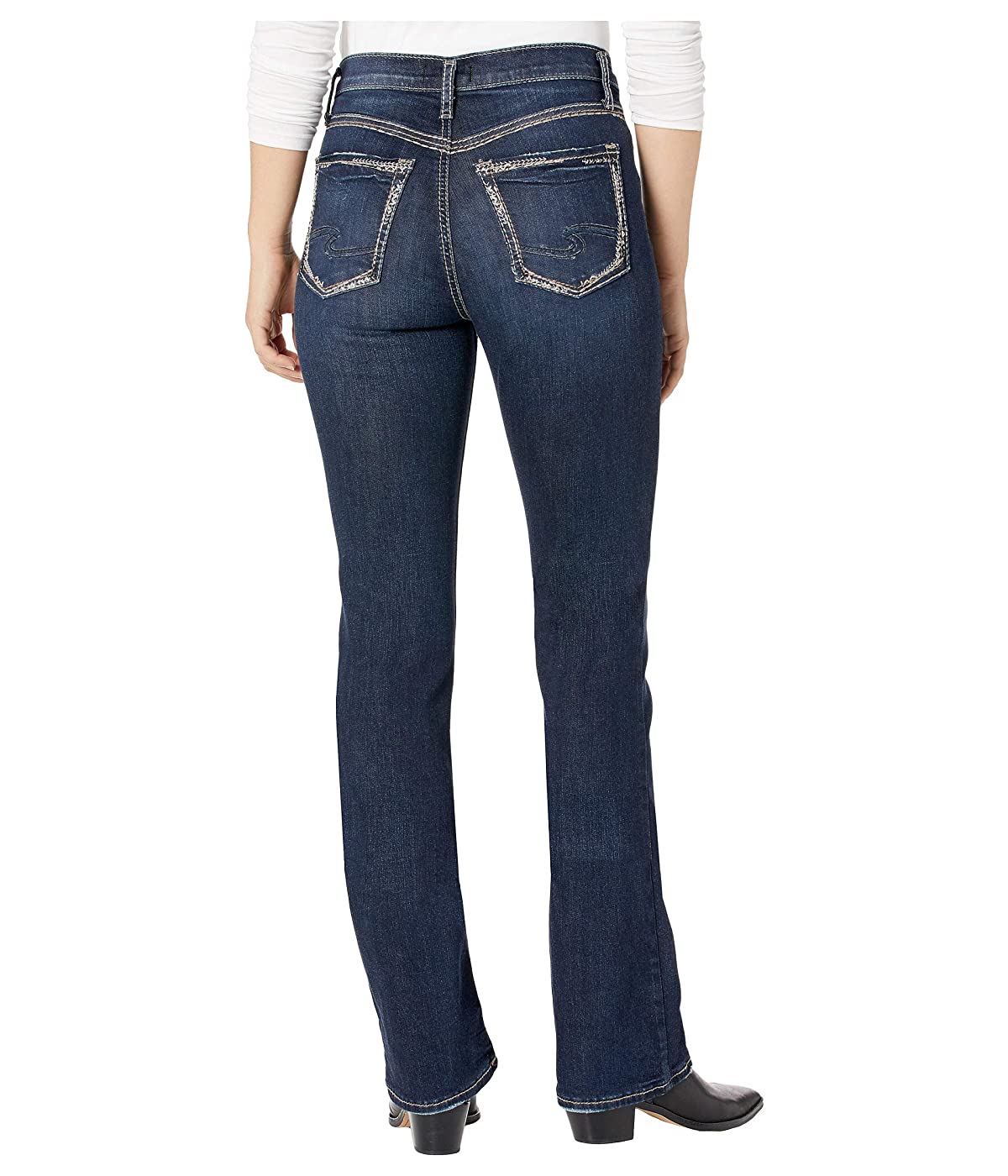 Silver Jeans Co. Women's Calley High Rise Slim Boot Jeans Blue Size 26