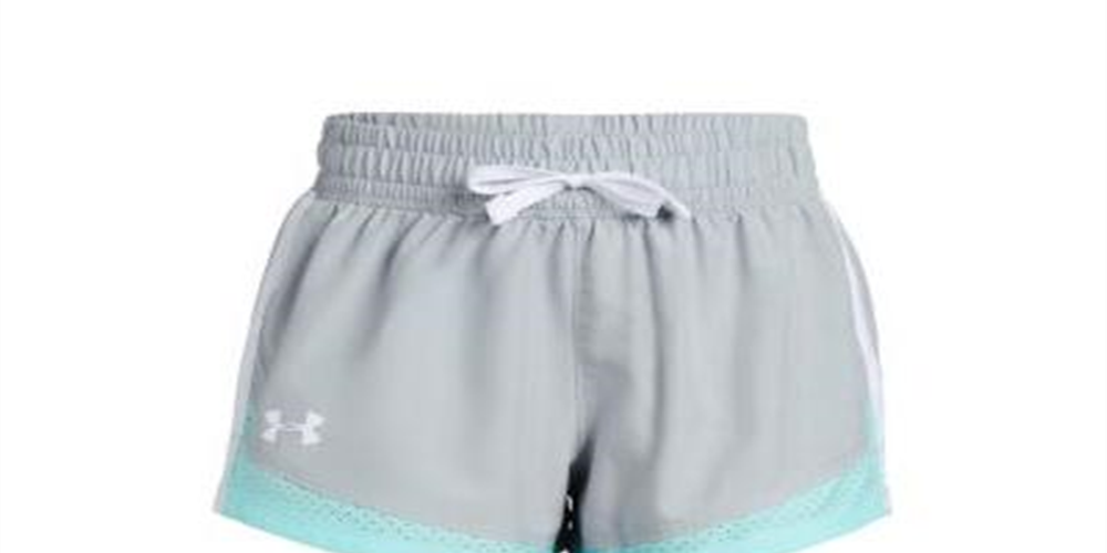 Under Armour Big Girl's Sprint Shorts Gray Size YXL