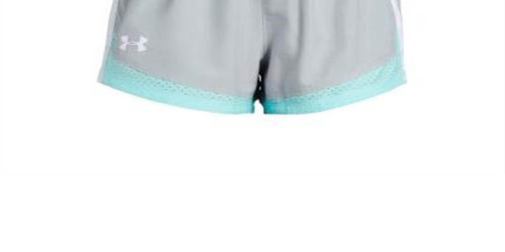Under Armour Big Girl's Sprint Shorts Gray Size YXL