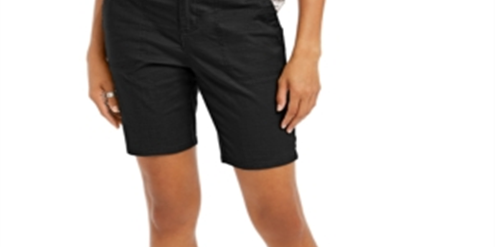 Style & Co Women's Bermuda Shorts Black Size 6