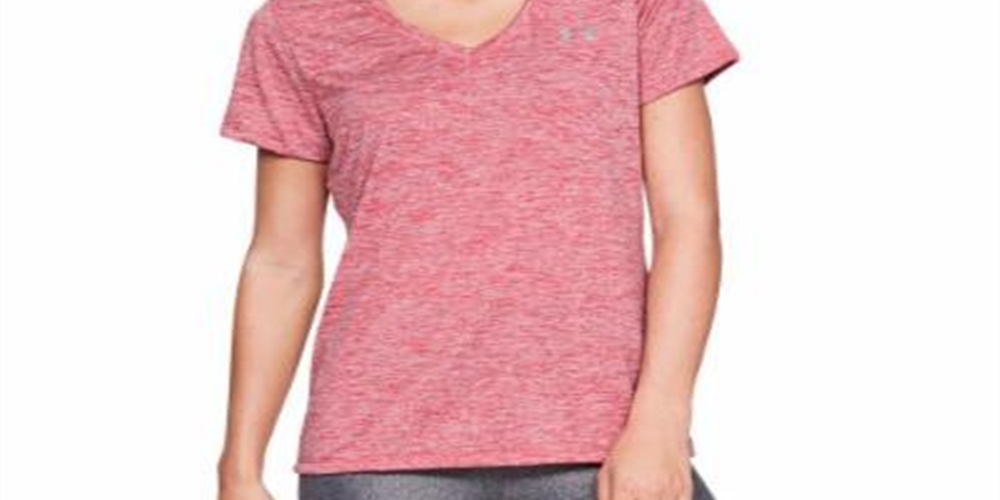 Under Armour Women's Loose Fitness T-Shirt Pink Size Large