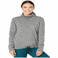 Nike Women's Yoga Funnel Neck Dri Fit Top Grey Size X-Small