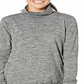 Nike Women's Yoga Funnel Neck Dri Fit Top Grey Size X-Small