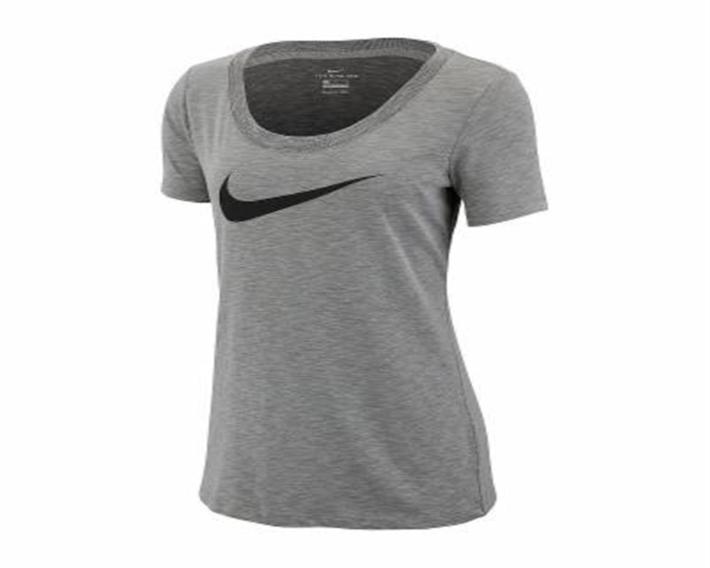 Nike Women's Dry Logo Training T-Shirt Gray Size Small