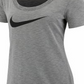 Nike Women's Dry Logo Training T-Shirt Gray Size Small