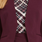 Calvin Klein Women's Collarless Open Front Jacket Purple Size 6