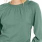 INC International Concepts Women's Balloon Sleeve Sweater Green Size X-Small
