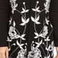 Alfani Women's Arched Garden Cardigan Black Size Petite Medium