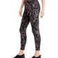 ID Ideology Women's Printed Leggings Black Size Large