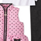 Kids Headquarters Toddler Girl's 3 Pc Ruffled Vest Graphic Top & Leggings Set White Size 4T