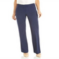 Anne Klein Women's Flare Leg Stretch Twill Pants Blue Size 16