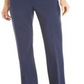 Anne Klein Women's Flare Leg Stretch Twill Pants Blue Size 16