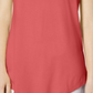 JM Collection Women's Cold Shoulder Swing T-Shirt Red Size X-Large