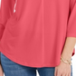 Charter Club Women's 3/4-Sleeve Top Coral Size XX-Large