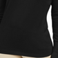 JM Collection Women's Embellished Sleeve V Neck Sweater Gift Black Size Small