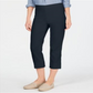 Charter Club Women's Pull-on Capri Pants Blue Size 14 Petite