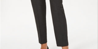 Charter Club Women's Slim Fit Ankle Pants Gray Size 8