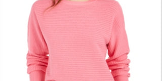 Calvin Klein Women's Cotton Sweater Pink Size X-Large