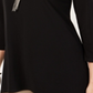 JM Collection Women's Beaded V Neck Tunic Black Size X-Small