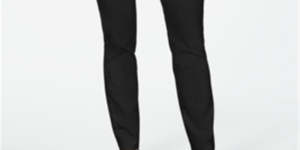 Charter Club Women's Chelsea Stretch Twill Skinny Pants Black Size 6 Petite