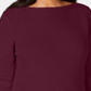 Karen Scott Women's Cotton Boat Neck Sweater Red Size XX-Large