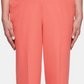 Alfred Dunner Women's Petite Coastal Drive Pull-On Pants Orange Size 14P