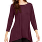Alfani Women's Solid Swing Top Wine Size Petite X-Large