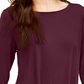 Alfani Women's Solid Swing Top Wine Size Petite X-Large