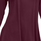Alfani Women's Solid Swing Top Wine Size Petite X-Large