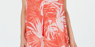 Alfani Women's Petite Layered Tunic Tank Orange Size Small