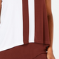Alfani Women's Colorblocked Sleeveless Top Brown Size Petite X-Large