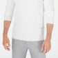 Alfani Men's Quarter Zip Ribbed Placket Sweater White Size X-Large