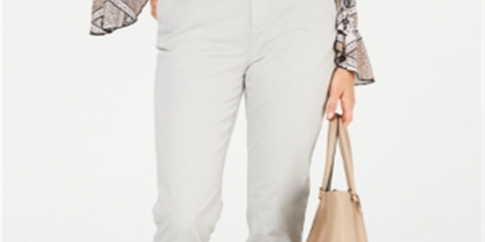 Style & Co Women's Chino Pants Gray Size 6