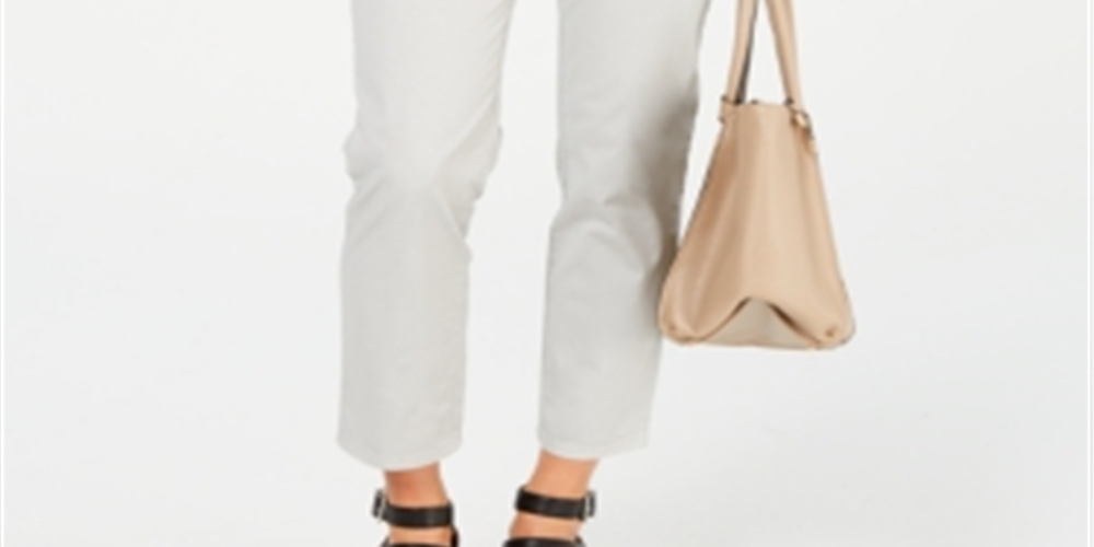 Style & Co Women's Chino Pants Gray Size 6