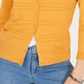 Charter Club Women's Textured Cardigan Yellow Size XX-Large