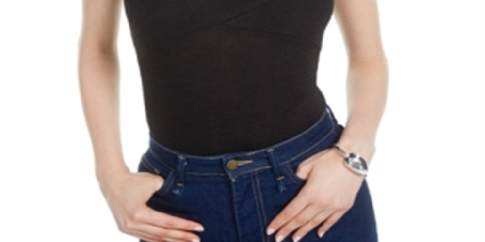 Bar III Women's Bodysuit Black Size Small