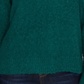 Sanctuary Women's Hi Low Long Sleeve Crewneck Sweater Green Size X-Small